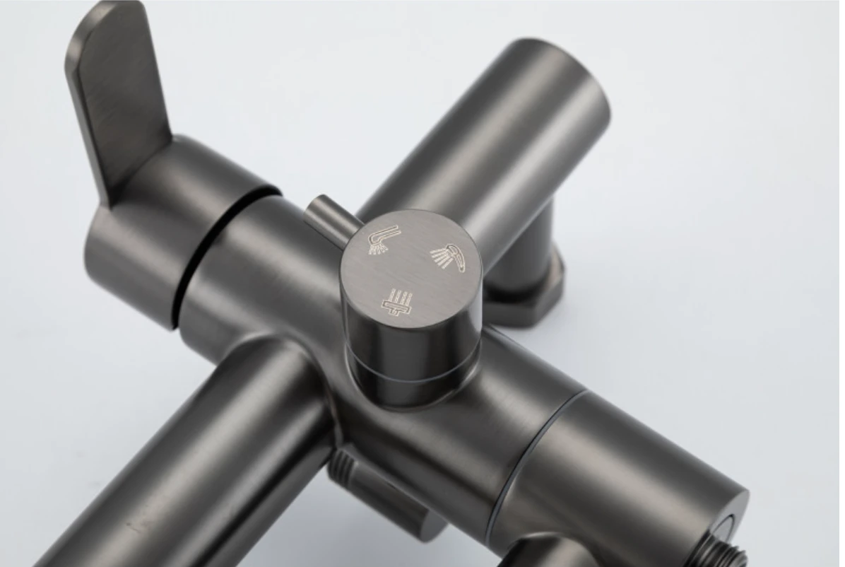 Bară de duș Frap Inox Grafite F24801-9  0568 