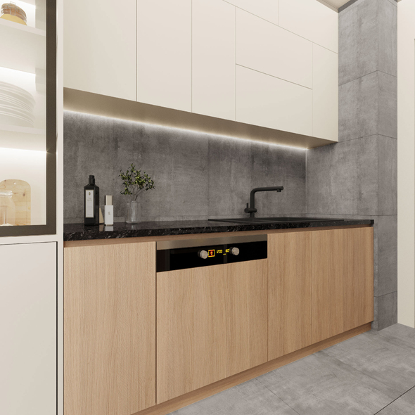 Faianță/Gresie Cement 60*120 cm  anthracite 