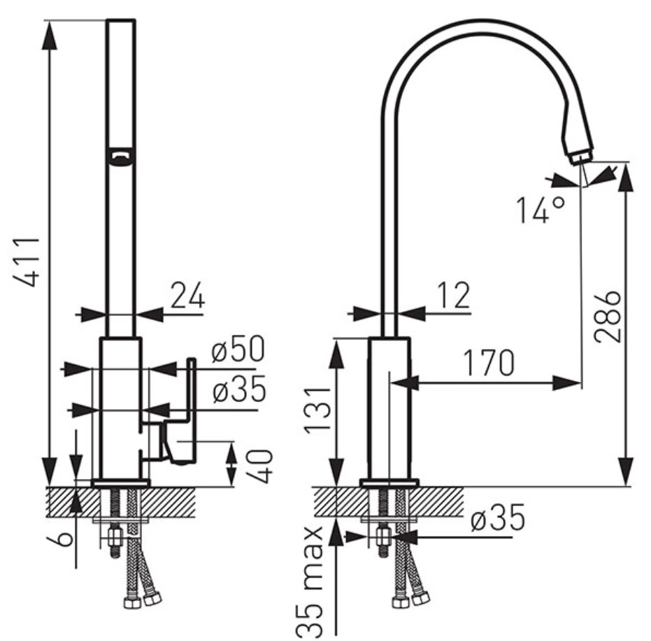 Смеситель Ferro ZICCO BZ14 11564