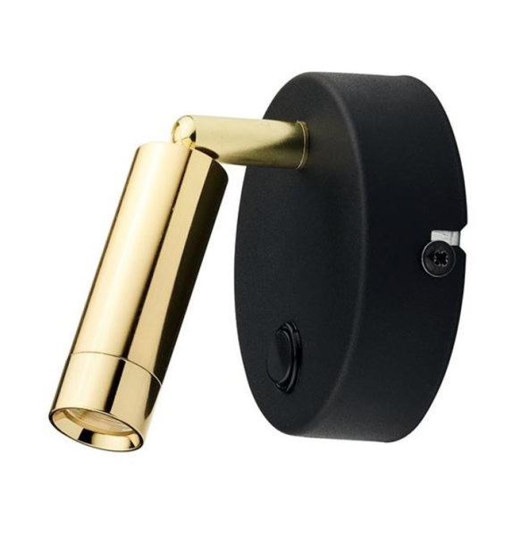 Candelabru de perete Tk Lighting 1303 ENZO GOLD BLACK LED 3W 