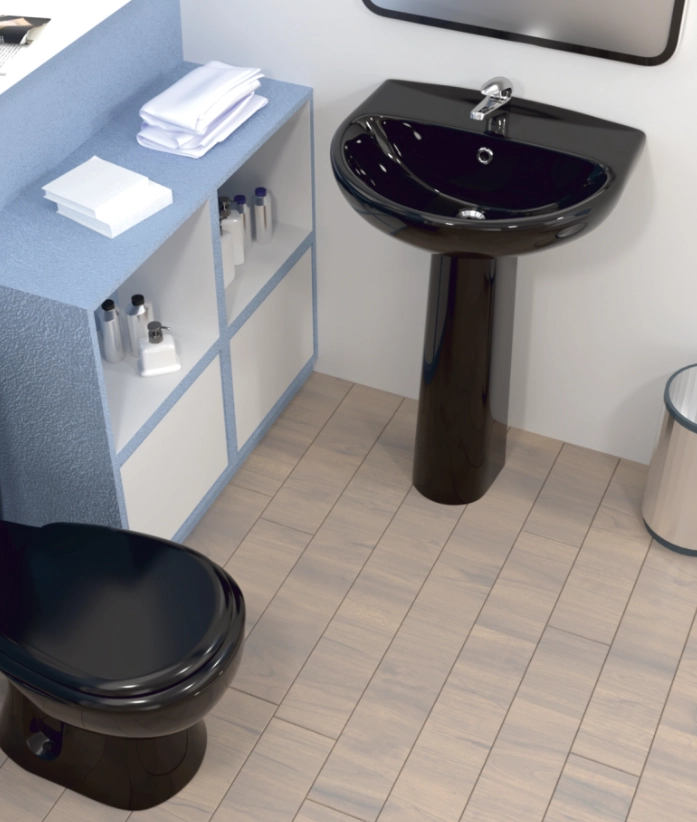 Lavoar Keramin Grand-Lux negru 1c