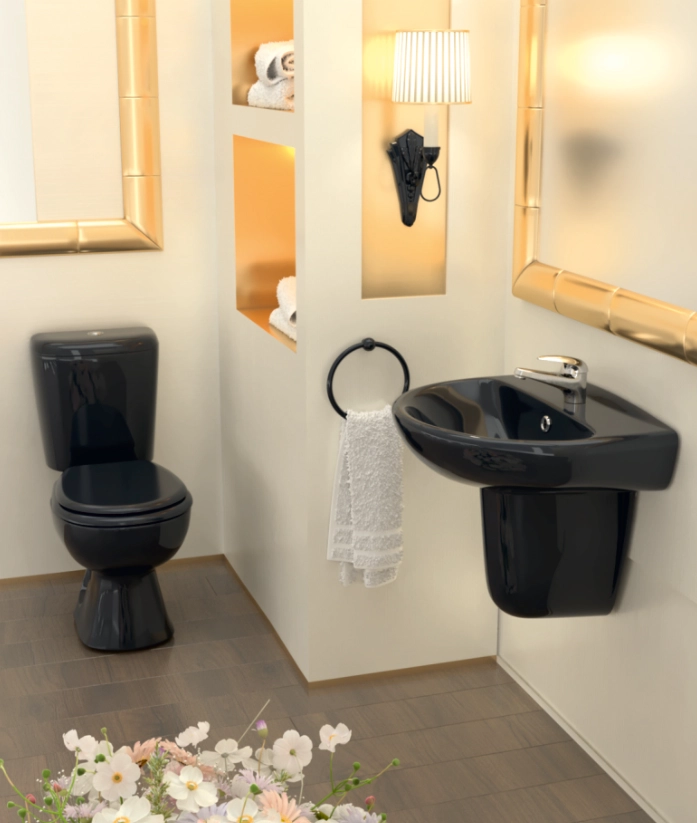 Lavoar Keramin Grand-Lux negru 1c