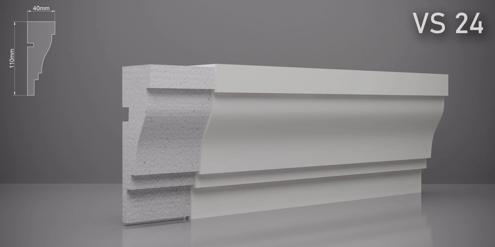 Ancadrament VS24 110x40mm