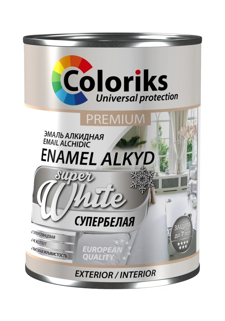 Email Coloriks Premium 0.9l super alb