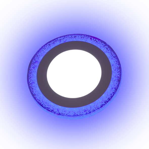 Spot Led DPL2 3+3W white+blue 0074174