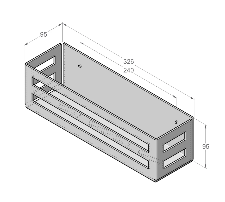Raft pentru baie Daske Country SH/CY-2694J bej