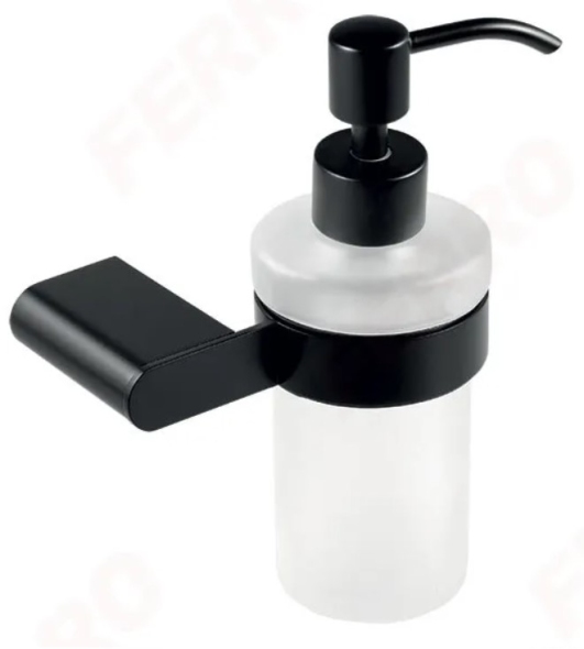 Dozator săpun lichid Ferro Naty black 66655.5