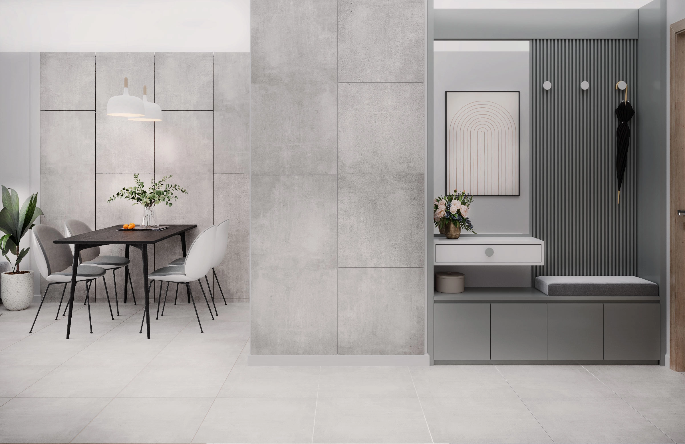 Плитка Cement 60x120 grey