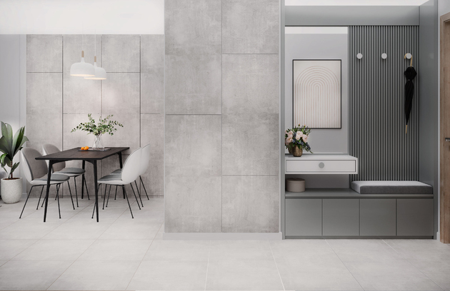 Faianță/Gresie Cement 60*120 cm  gri