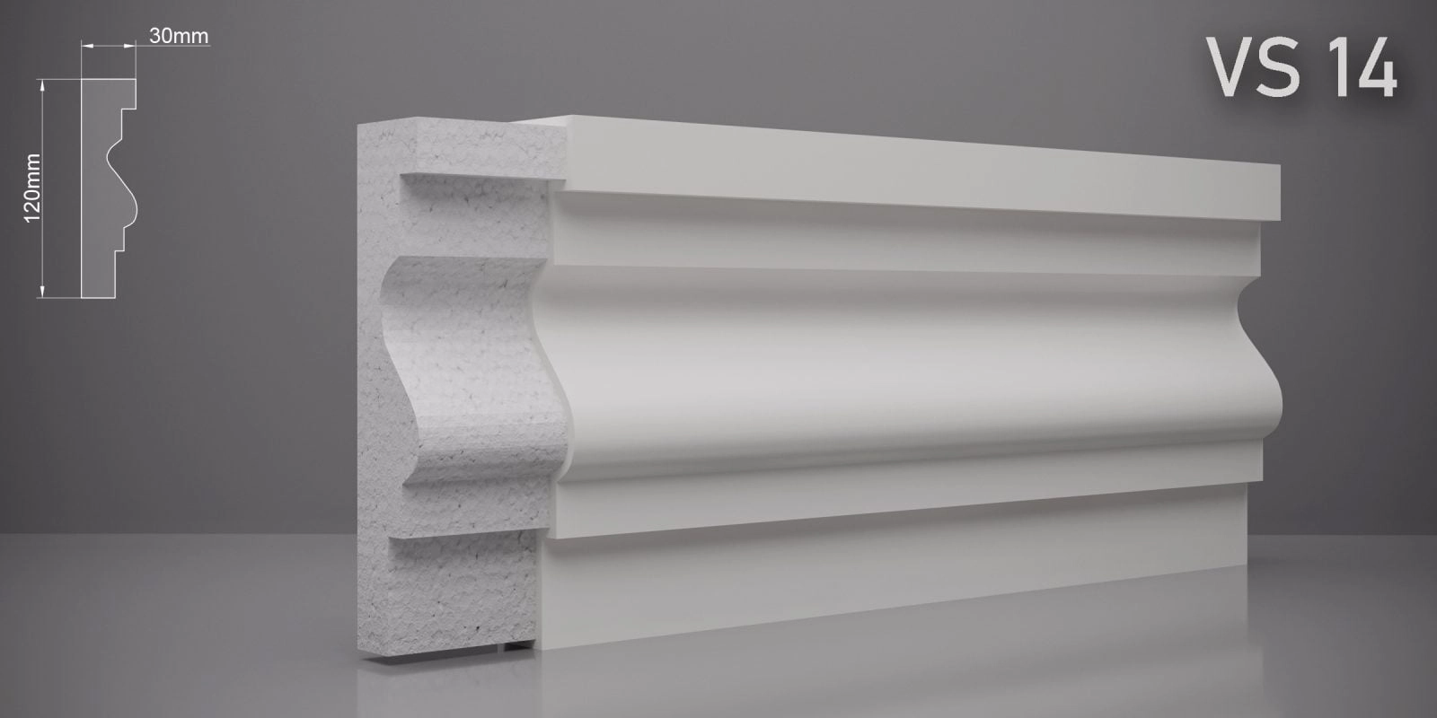 Ancadrament VS14 120x30mm