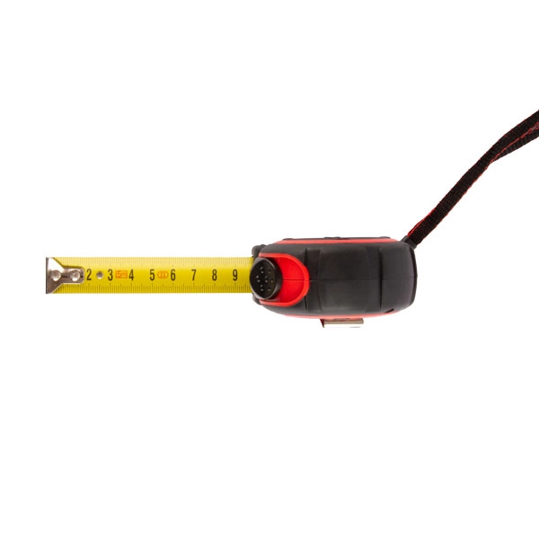 Ruletă cu buton de fixare temporară și acoperire din nailon Profmet 5m *19mm 304583 