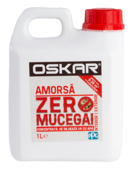 Грунтовка Oskar Perete zero mucegai 1L concentr 1:4 