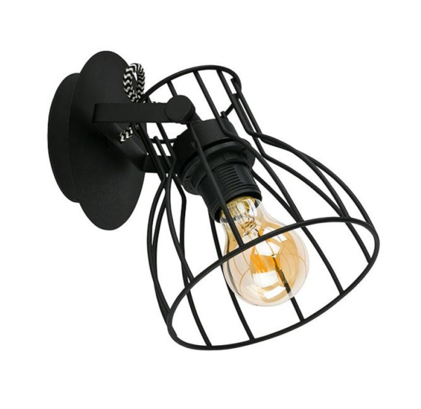 Candelabru de perete Tk Lightin 2120 ALANO BLACK 1 E27 