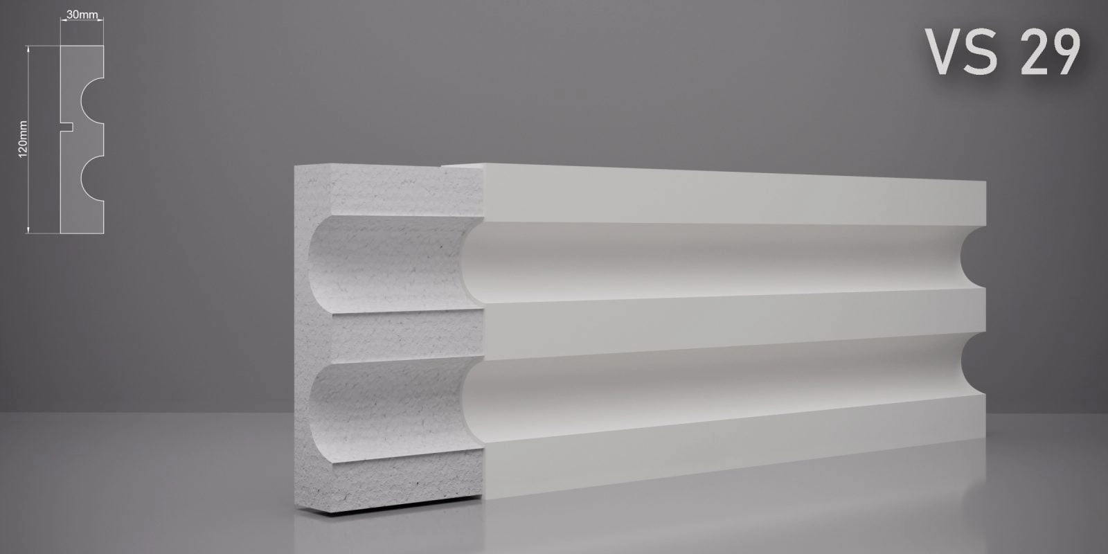 Ancadrament VS29 122x30mm