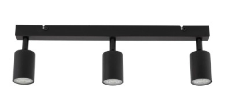 Plafonieră Tk Lighting Top Black 3 GU10 6167