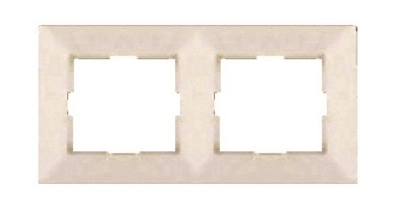 Рамка VIKO MERIDIAN 2xORIZ Крем 95979012