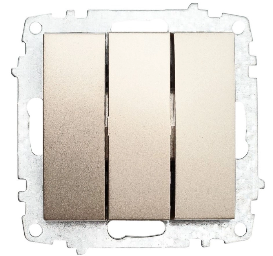 Întrerupător triplu ST El-Bi Zena 609-011400-254