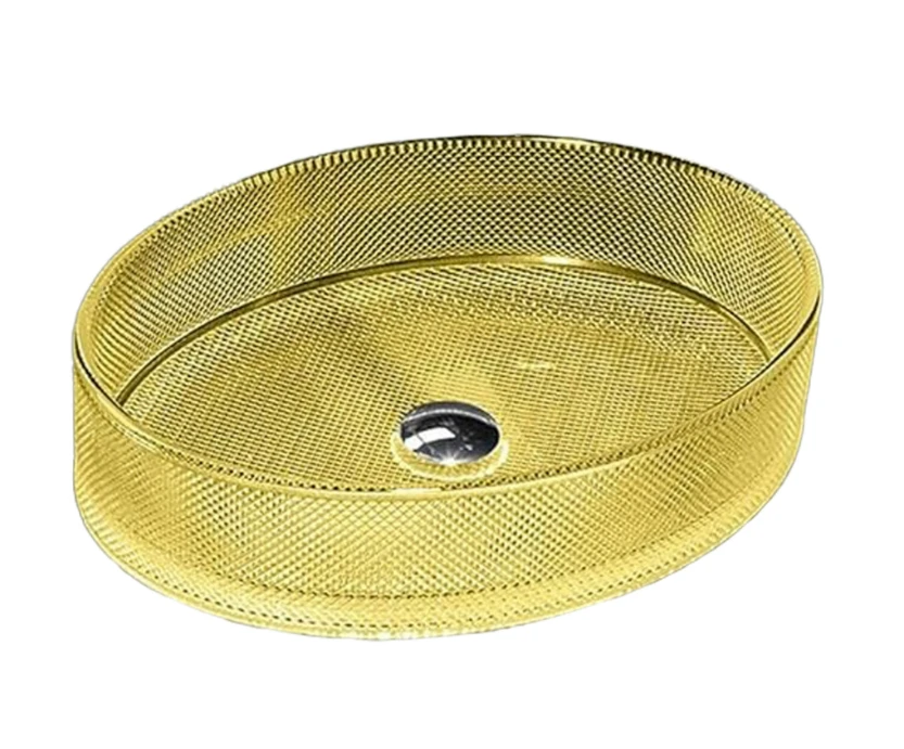 Lavoar din sticla securizata SanDonna Vela oval ST-GL38-J 