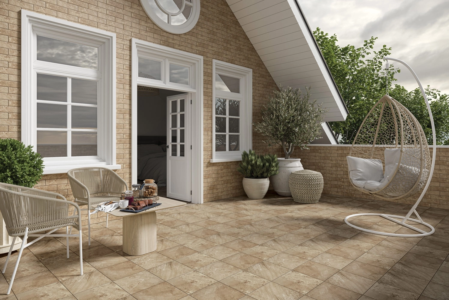 Клинкер Paradyz Mattone Pietra 30x30 ochra klink