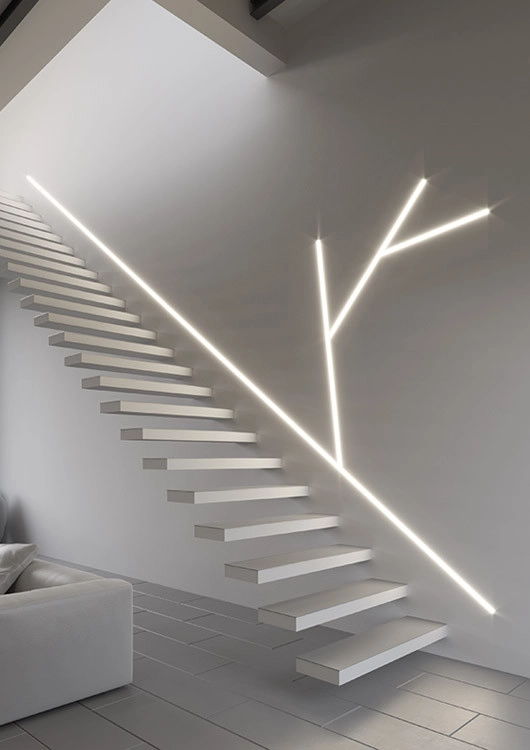 Профиль теневого шва алюминиевый F2.D2030 3m