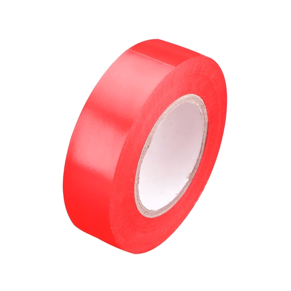 Bandă izolantă PVC 15mm x 20m roșie 24601