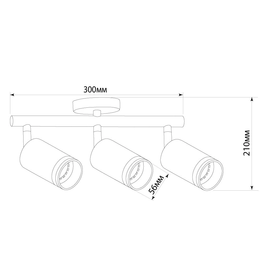 Трековый светильник  FN ML233, GU-10 230V