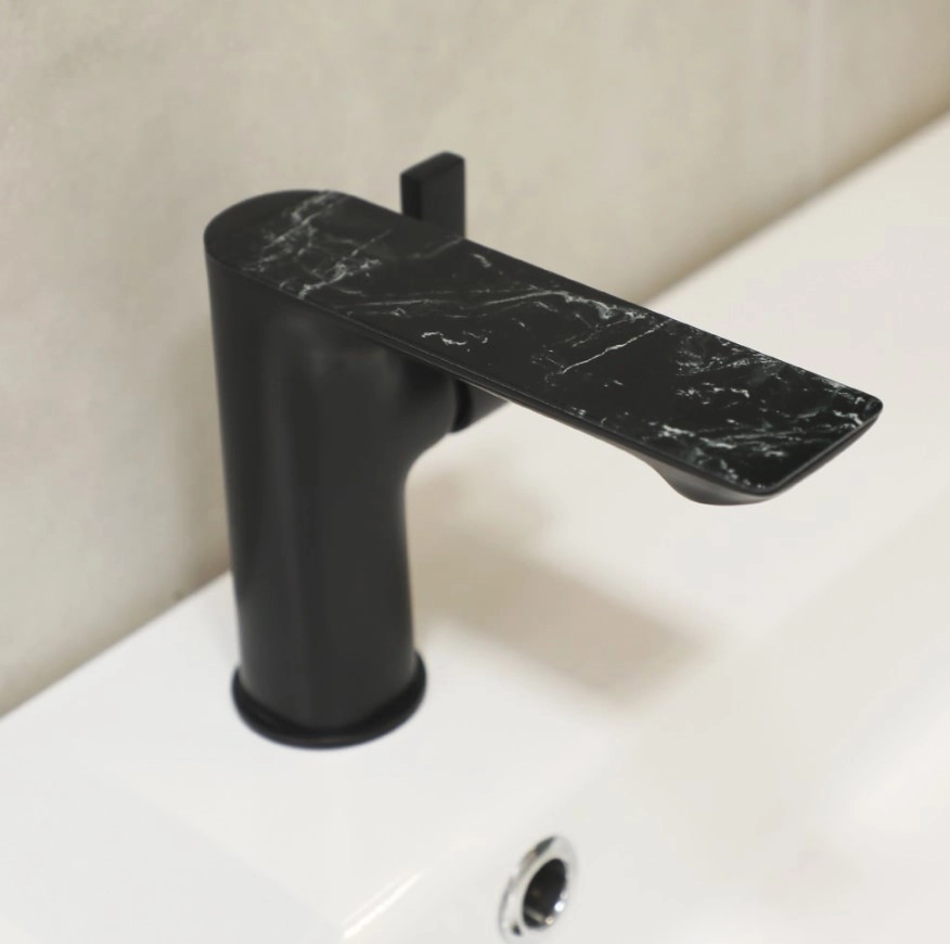 Смеситель Mateco Marble чёрный 116322
