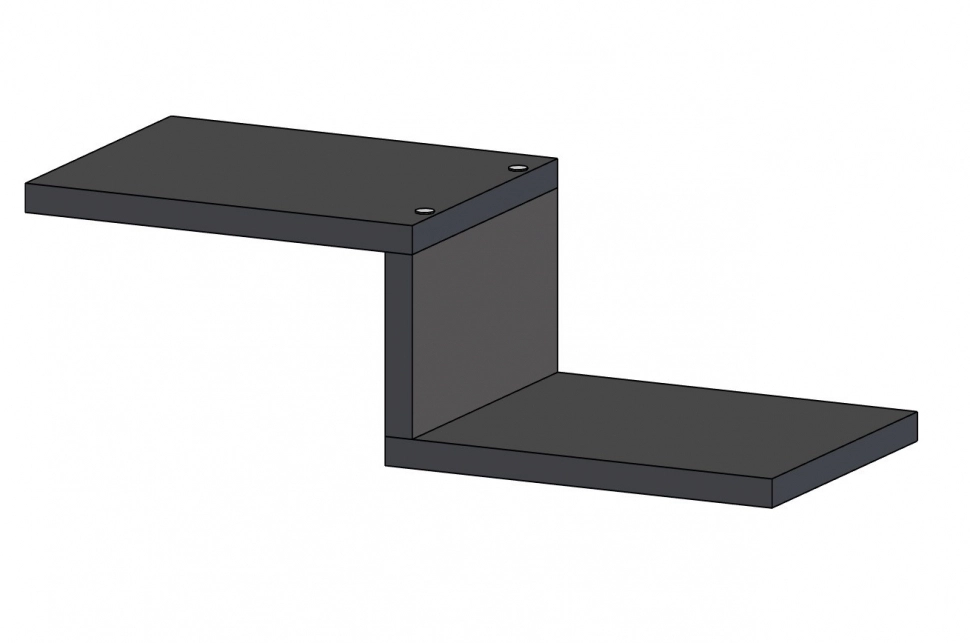 Polița ML-7 500x150x200 Antracit