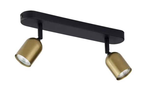 Plafonieră Tk Lighting 3303 TOP BLACK GOLD 2 GU 10 