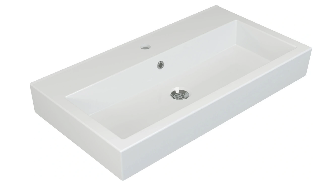 Lavoar p/u mobila Forum 80 cm FS alb c/g 1c fix Keramin 