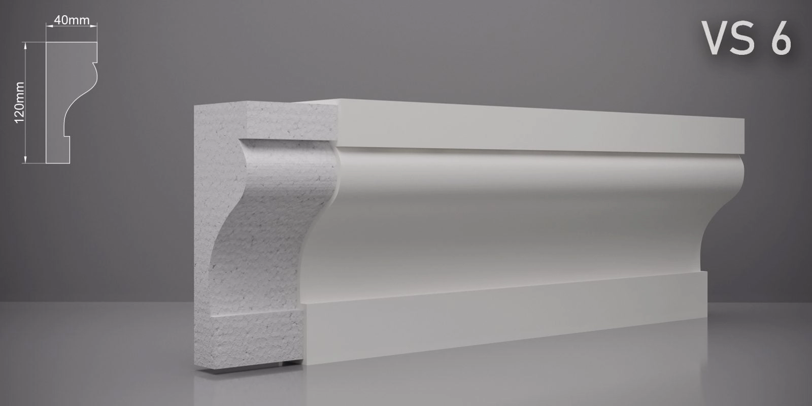 Ancadrament VS6 120x40mm