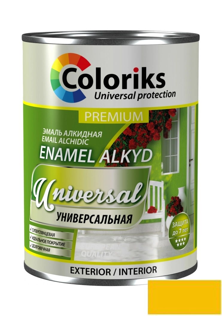 Email Coloriks Premium Universal 0.9l galben 