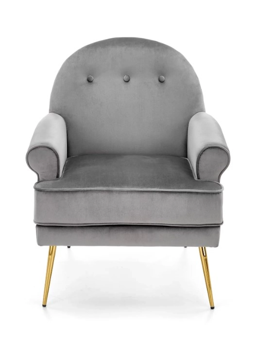 Fotoliu Santi Velvet Grey