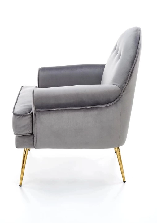 Fotoliu Santi Velvet Grey