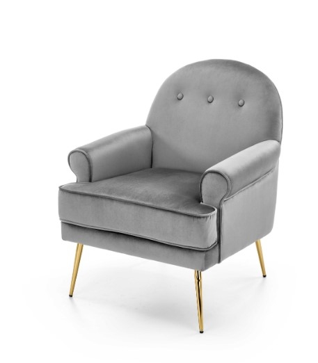 Fotoliu Santi Velvet Grey