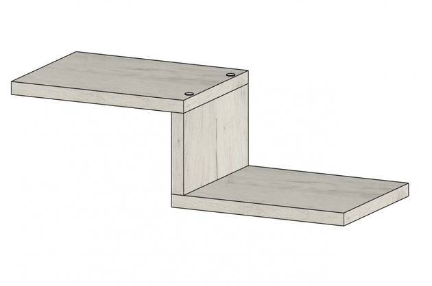 Polita ML-7 500x150x200 Craft alb
