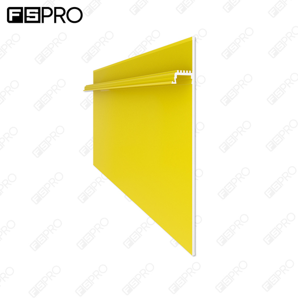 Plintă din aluminiu montare ascunsă F1.100L8 2.5m
