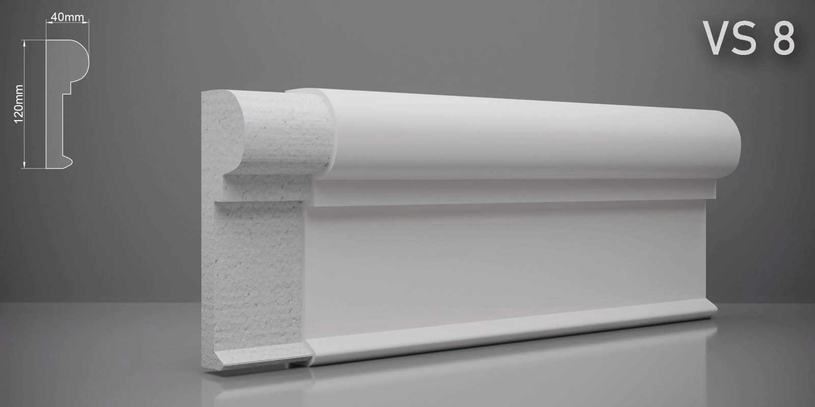 Ancadrament VS8 120x40mm