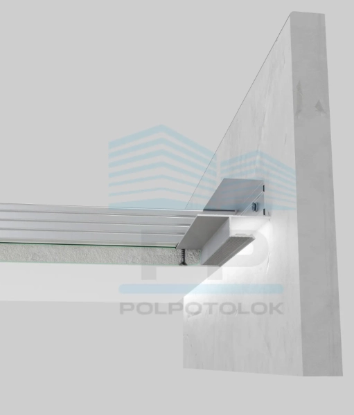 Profil aluminiu LHV10B PP 2500mm 