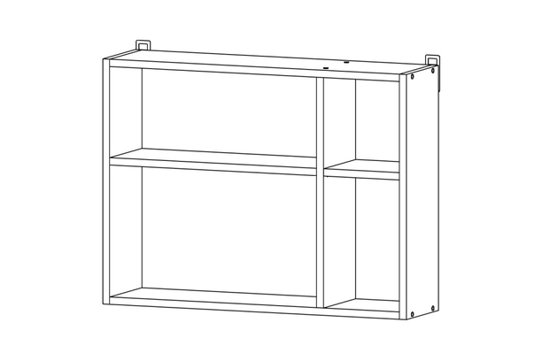 Polița ML-8 800x600x200 Alb