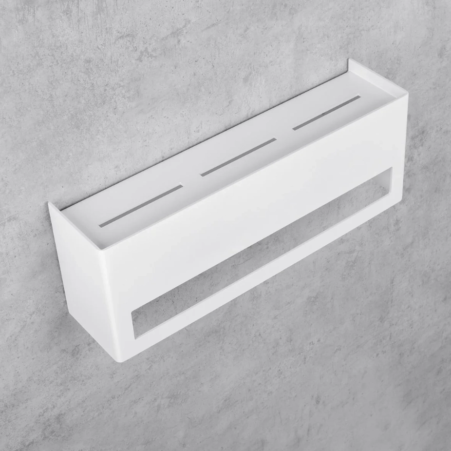 Вешалка для полотенец с полкой Daske Keyka TR/K-0607W белый