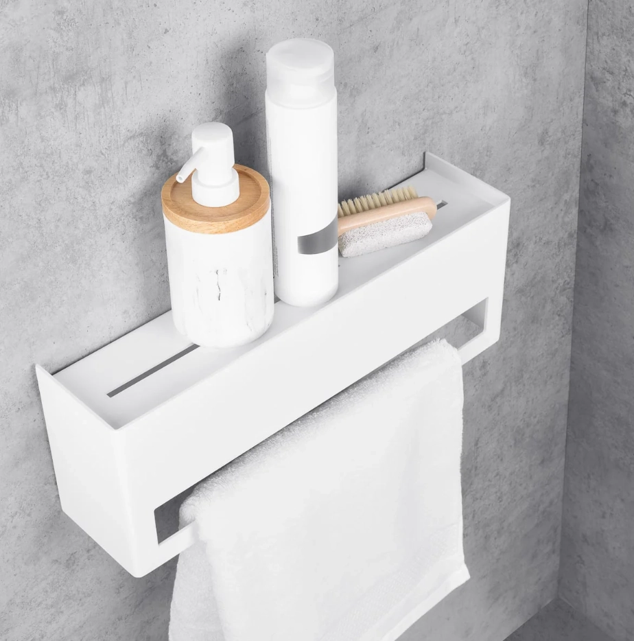 Suport cu raft Daske Keyka TR/K-0607W alb