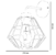 Candelabru de perete Tk-Lighting Diamond New White 1 E 27 6208