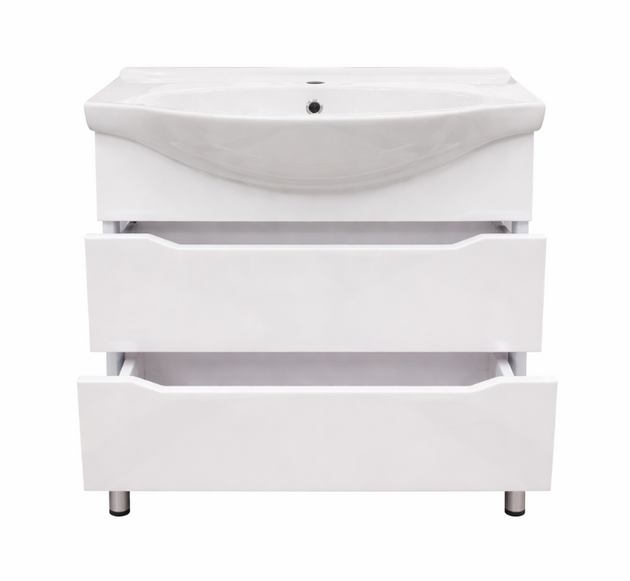 Мебель для ванной Cezaro 80 + умывальник Cezaro white