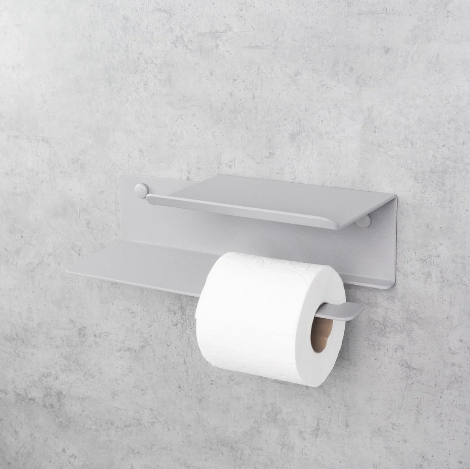 Suport pentru hârtie igienică Daske Line Flex ADH PH/LF-1284GL-A gri stâng