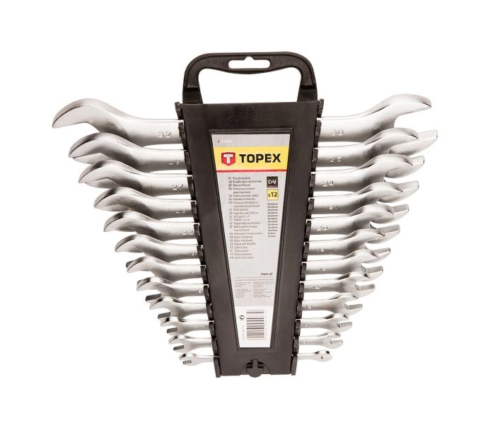 Набор ключей с открытым зевом 12шт 35D657 Topex