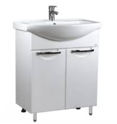 Мебель для ванной Delfin Basic white 75 11422 