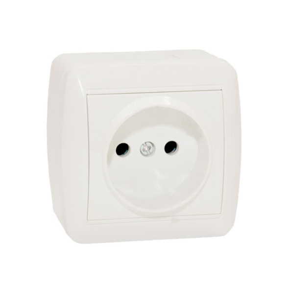 Розетка 16A IP44 белый Elmos 8001-46