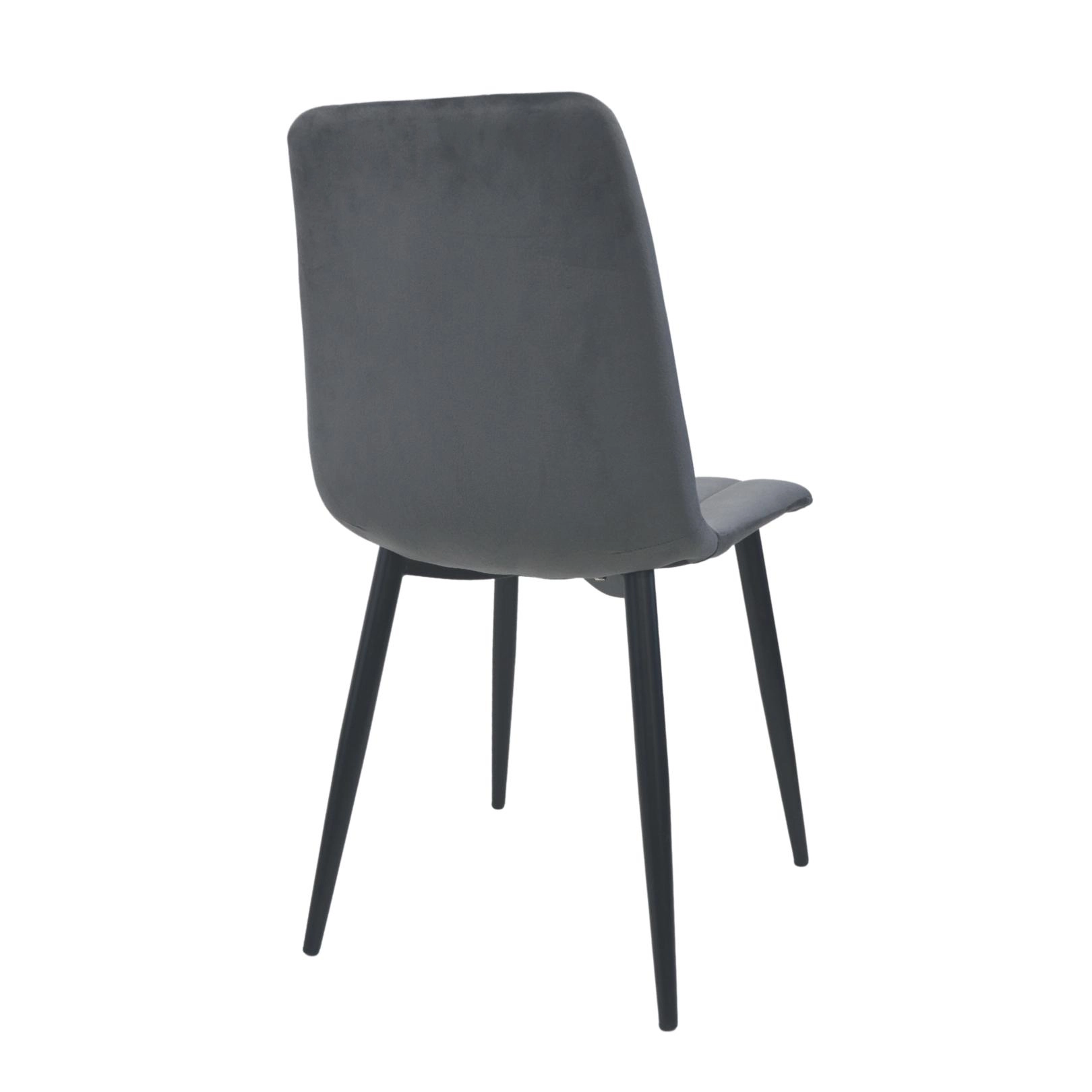 Scaun DC-90P N 21 Catifea Dark Grey+Black