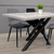 Стул DC-90P N 21 Catifea Dark Grey+Black